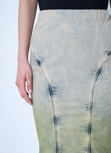 Acid Degrade Al Maxi Skirt Moncler x Rick Owens Acid Degrade Al Maxi Skirt Green mcs0355020