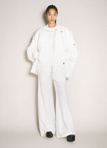 Moncler x Rick Owens 메가펜타 플라잇 베스트 화이트 mcs0358005
