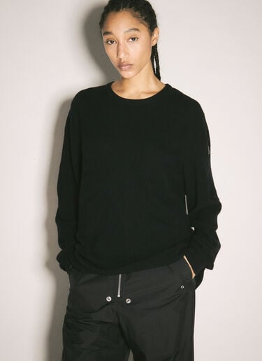 Moncler x Rick Owens ジャンボクルーネックセーター ブラック mcs0358017