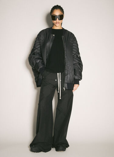 ジャンボクルーネックセーター Moncler x Rick Owens ジャンボクルーネックセーター ブラック mcs0358017