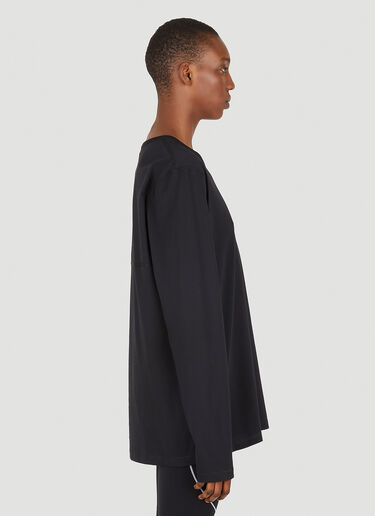 Embroidered Long Sleeve T-Shirt More Joy Embroidered Long Sleeve T-Shirt Black mjy0347014