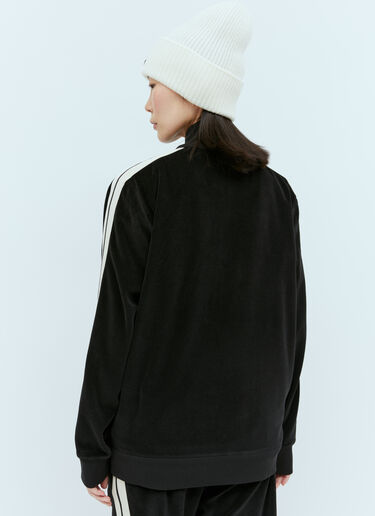 Logo Patch Zip-Up Sweatshirt Moncler x Palm Angels Logo Patch Zip-Up Sweatshirt Black mpa0355013