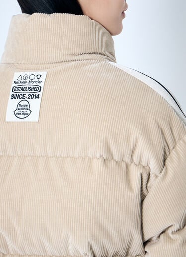 Abrolhos Short Down Jacket 8 Moncler Palm Angels Abrolhos Short Down Jacket Beige mpa0359002