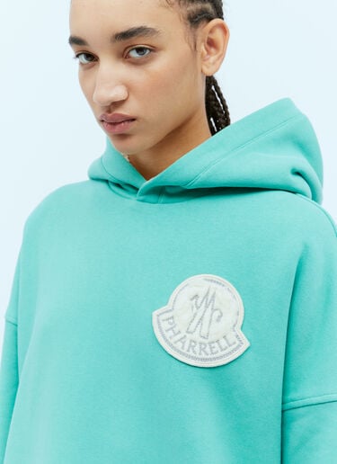 Moncler x Pharrell Williams Reversible Hooded Sweatshirt Blue mpw0354007