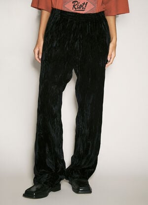 Martine Rose Wide-Leg Track Pants Black mtr0358003
