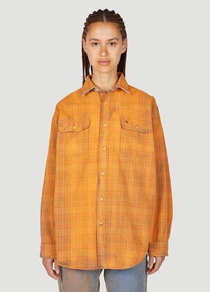 NOTSONORMAL Reflect Flannel Shirt Orange nsm0351006