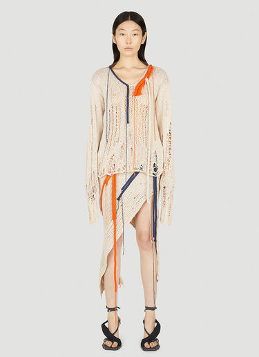 Distressed Sweater Ottolinger Distressed Sweater Beige ott0352001