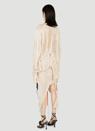 Distressed Sweater Ottolinger Distressed Sweater Beige ott0352001