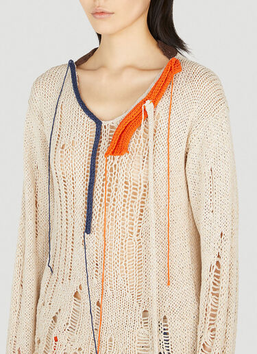 Distressed Sweater Ottolinger Distressed Sweater Beige ott0352001