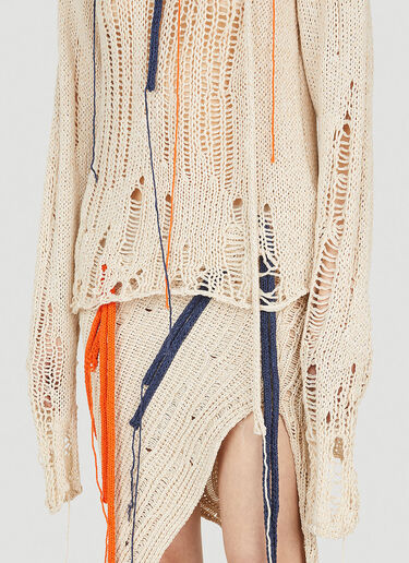 Distressed Sweater Ottolinger Distressed Sweater Beige ott0352001