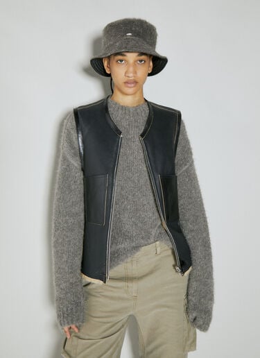 Our Legacy Fuzzy Bucket Hat Grey our0354008
