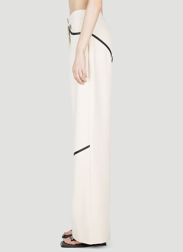 Rodeo Piped Pants Paris Georgia Rodeo Piped Pants Cream pag0254002