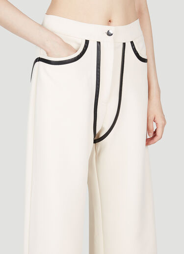 Rodeo Piped Pants Paris Georgia Rodeo Piped Pants Cream pag0254002