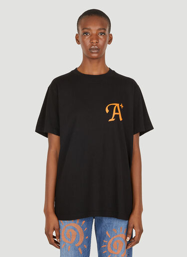 A+ ロゴTシャツ P.A.M. A+ ロゴTシャツ ブラック pam0350008