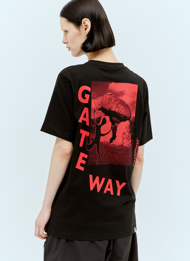 オープンドアTシャツ P.A.M. オープンドアTシャツ ブラック pam0357004