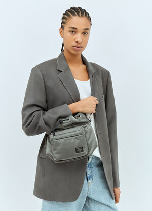 Porter-Yoshida & Co Small Balloonsac Crossbody Bag Silver por0358005