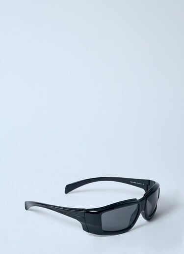 Rick Owens Rectangular Sunglases Black ris0353002