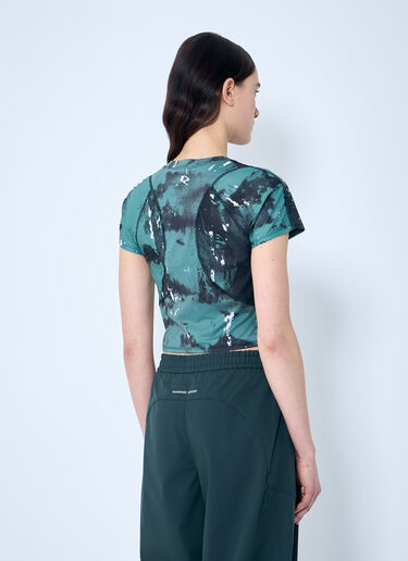RUNNING ORDER Printed Casey Top Green run0359003