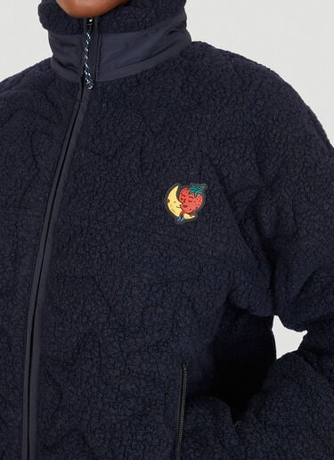 キルティングフリースジップジャケット Sky High Farm Workwear キルティングフリースジップジャケット ネイビー skh0350008
