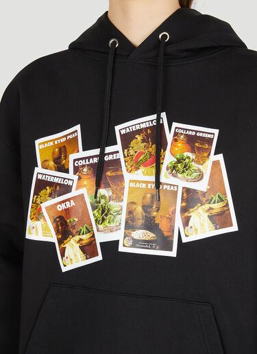 x Denim Tears Hooded Sweatshirt Sky High Farm Workwear x Denim Tears Hooded Sweatshirt Black skh0350021