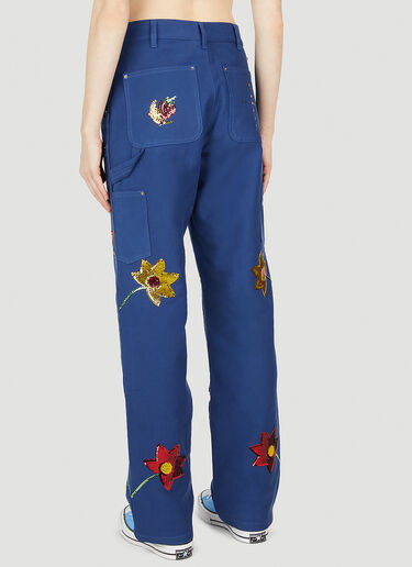 刺繍カーゴパンツ Sky High Farm Workwear 刺繍カーゴパンツ ダークブルー skh0352008
