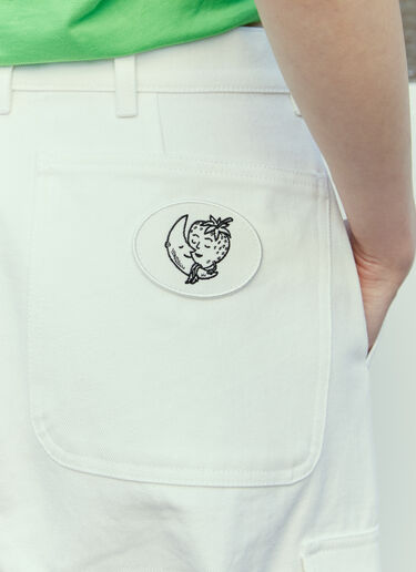 Alastair Mckimm ワークウェアパンツ Sky High Farm Workwear Alastair Mckimm ワークウェアパンツ ホワイト skh0354008