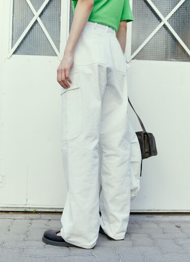 Alastair Mckimm ワークウェアパンツ Sky High Farm Workwear Alastair Mckimm ワークウェアパンツ ホワイト skh0354008