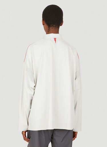 Long Sleeve Polo Top SLAM JAM Long Sleeve Polo Top White slj0349002