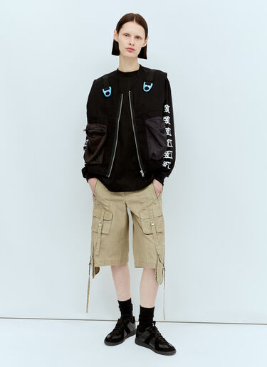 Space Available ラジカルリサイクルTシャツ  ブラック spa0356016