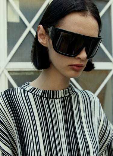 Glitched Knitted Sweater VTMNTS Glitched Knitted Sweater Black vtm0354008