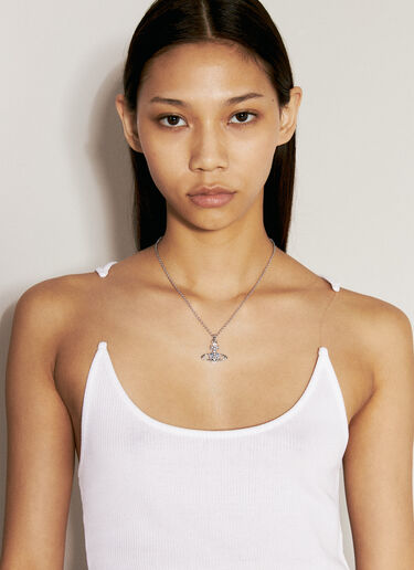 Mayfair Bas Relief Pendant Necklace Vivienne Westwood Mayfair Bas Relief Pendant Necklace Silver vww0356011