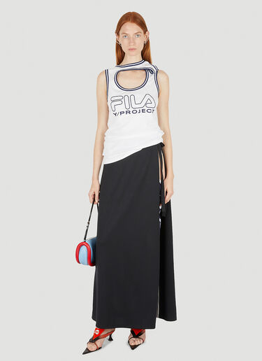 Three Collar Tank Top Y/Project x FILA Three Collar Tank Top White ypf0348013