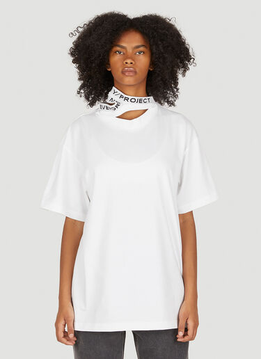 Three Collar T-Shirt Y/Project Three Collar T-Shirt White ypr0349003