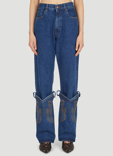 Cowboy Cuff Jeans Y/Project Cowboy Cuff Jeans Blue ypr0349006