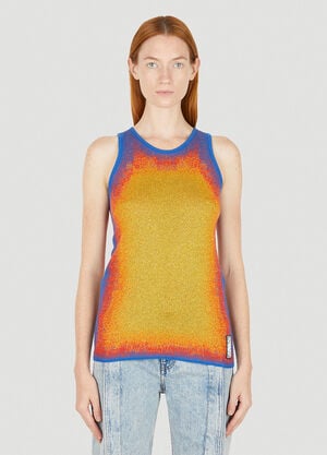Y/Project Gradient Knit Tank Top Orange ypr0349008