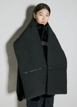 Y-3 ラージ パッドスカーフ ブラック yyy0354015