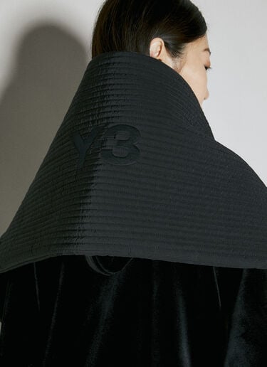 Large Padded Scarf Y-3 Large Padded Scarf Black yyy0354015