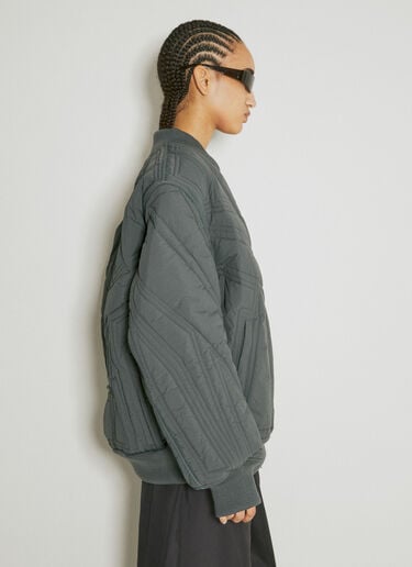 Quilted Bomber Jacket Y-3 Quilted Bomber Jacket Green yyy0354038
