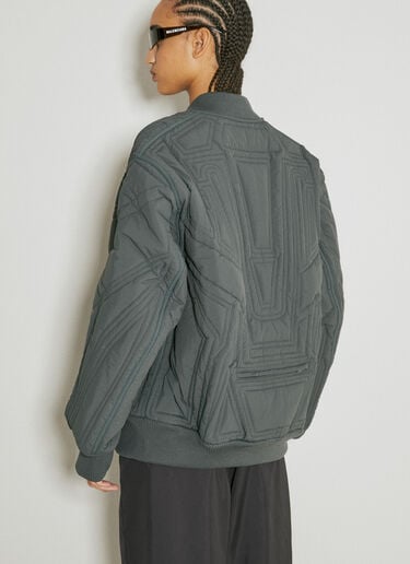 Quilted Bomber Jacket Y-3 Quilted Bomber Jacket Green yyy0354038