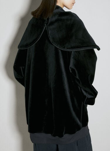 Velvet Hooded Sweatshirt Y-3 Velvet Hooded Sweatshirt Black yyy0354039