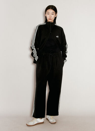 Y-3 로고 아플리케 트랙 재킷 블랙 yyy0356005