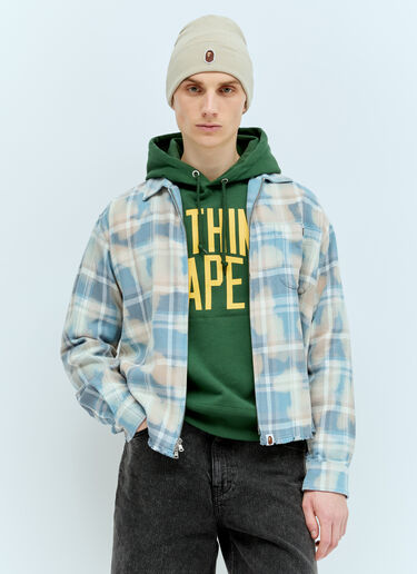 A BATHING APE® 徽标贴饰无檐便帽  米色 aba0156016