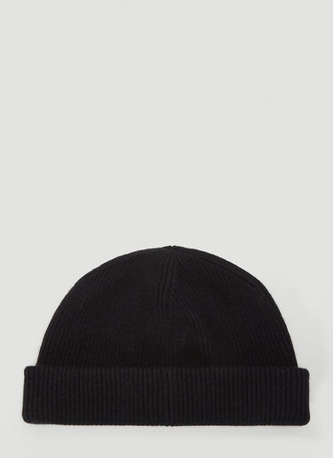 페이스 패치 비니 햇 Acne Studios 페이스 패치 비니 햇 블랙 acn0143015