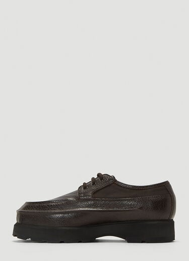 Leather Derby Shoes Acne Studios Leather Derby Shoes Brown acn0144052