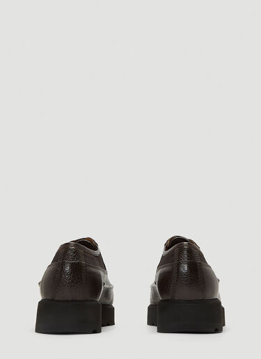 Acne Studios Leather Derby Shoes Brown acn0144052