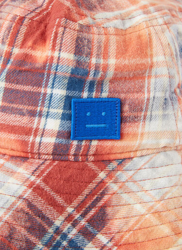플란넬 버킷 햇 Acne Studios 플란넬 버킷 햇 레드 acn0145010