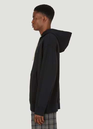 Acne Studios 方脸贴饰连帽运动衫 黑 acn0149015