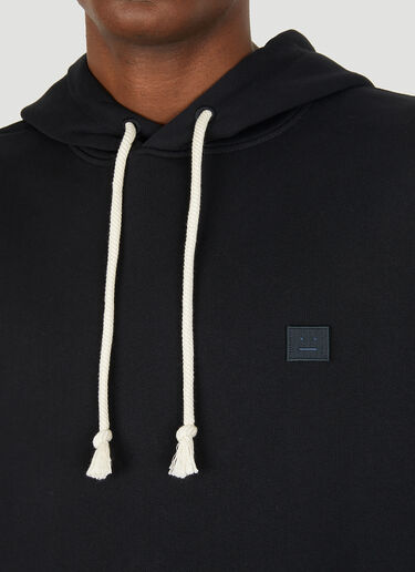 Acne Studios 方脸贴饰连帽运动衫 黑 acn0149015