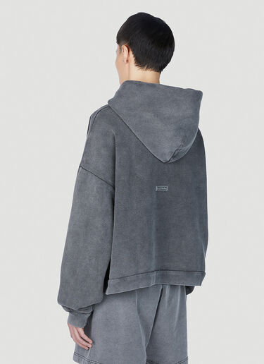 Faded Wash Hooded Sweatshirt Acne Studios Faded Wash Hooded Sweatshirt Dark Grey acn0152017