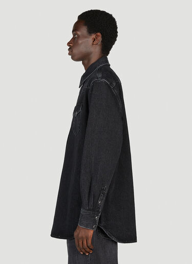 Acne Studios Oversized Denim Shirt Black acn0153006